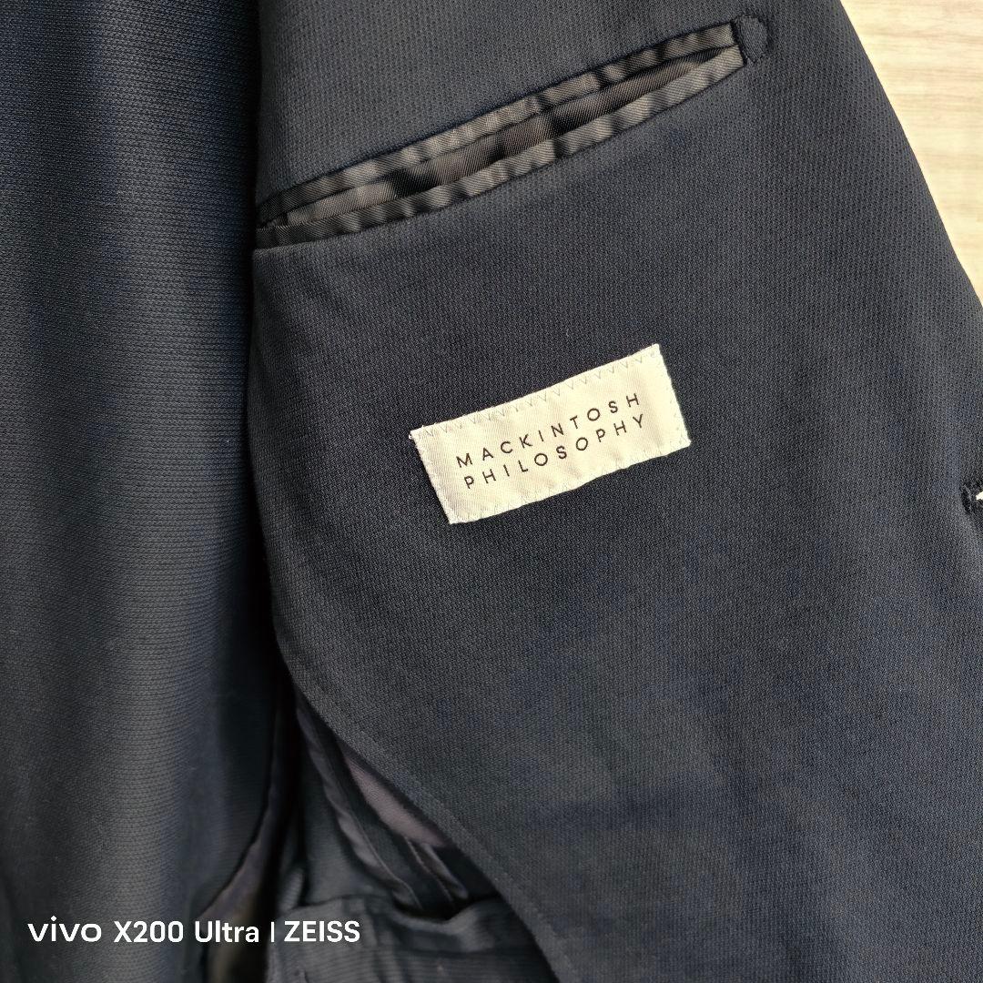 マッキントッシュフィロソフィー春夏向け薄手TRITTER JACKET ネイビー