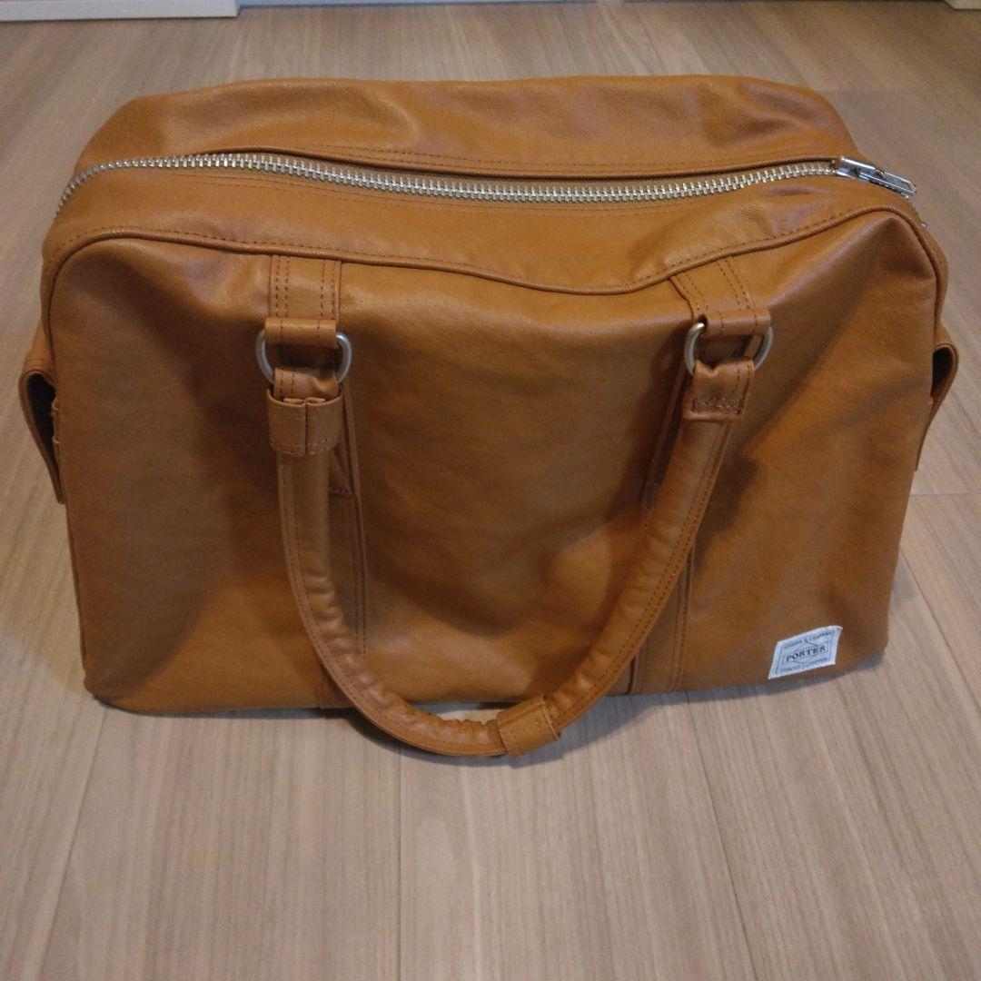 PORTER ボストンバッグ キャメル