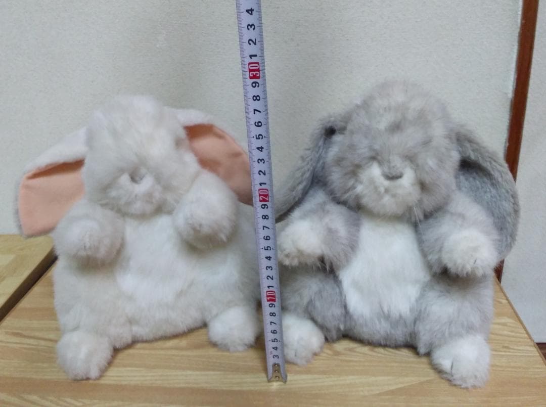 モンスイユ(MON SEUIL) うさぎのぬいぐるみ2体（垂れ耳）