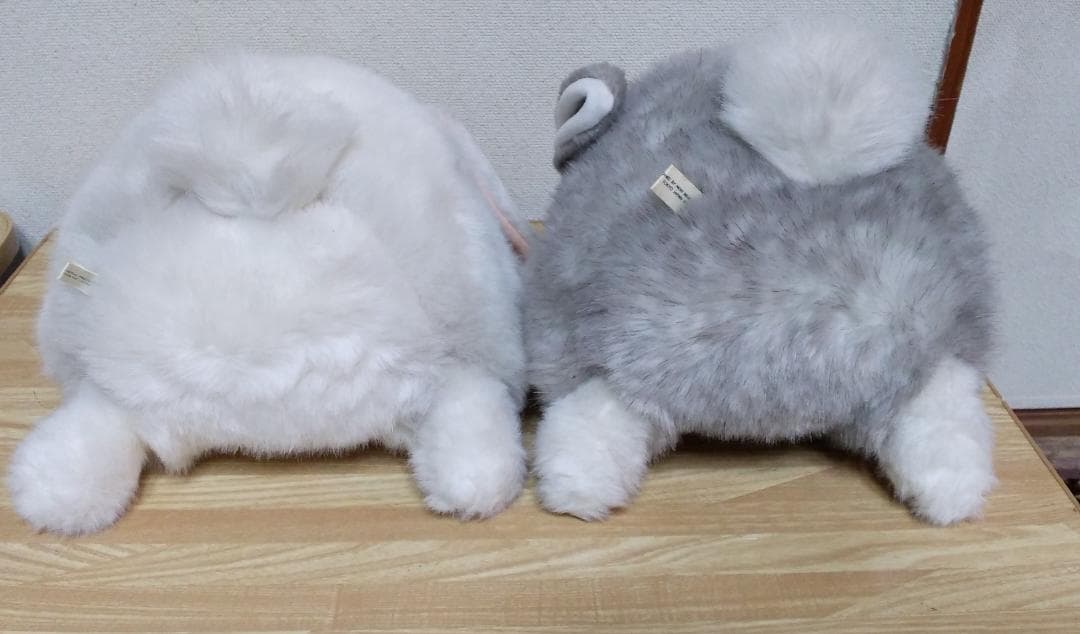 モンスイユ(MON SEUIL) うさぎのぬいぐるみ2体（垂れ耳）