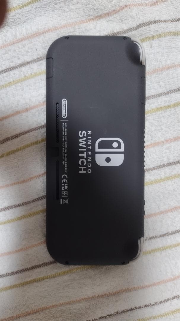 Nintendo Switch Lite グレー 本体 液晶割れ 箱無し
