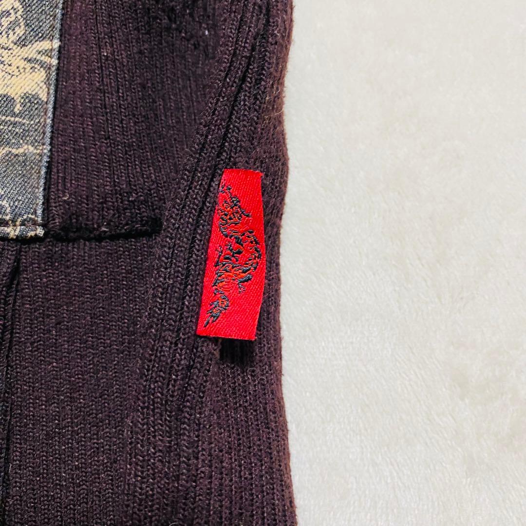 オッズクローチェ　ひざ丈ワンピース　F 切替デザイン　フロントジップ　ゴシック