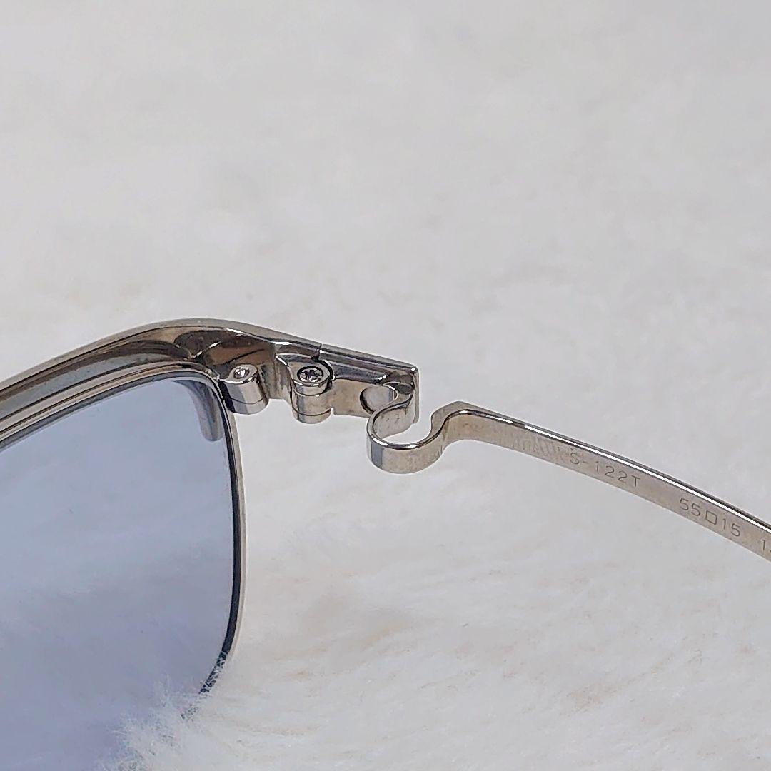 ✨美品✨999.9 S-122T シルバー sunglasses チタニウム