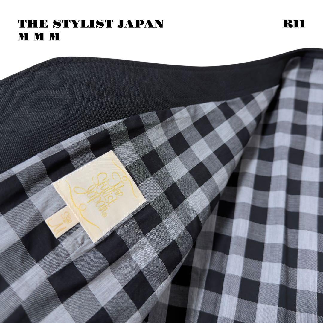未使用品！ THE STYLIST JAPAN 3P スーツ ブラック 黒緑 M