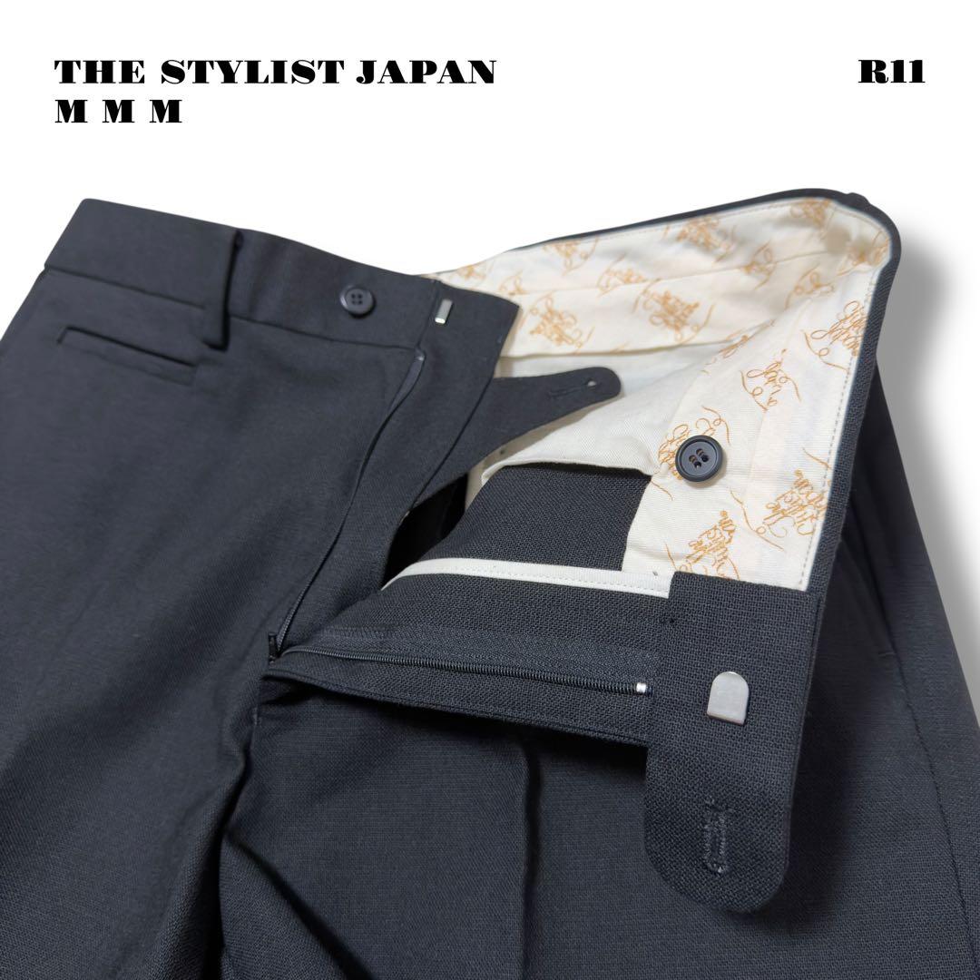 未使用品！ THE STYLIST JAPAN 3P スーツ ブラック 黒緑 M