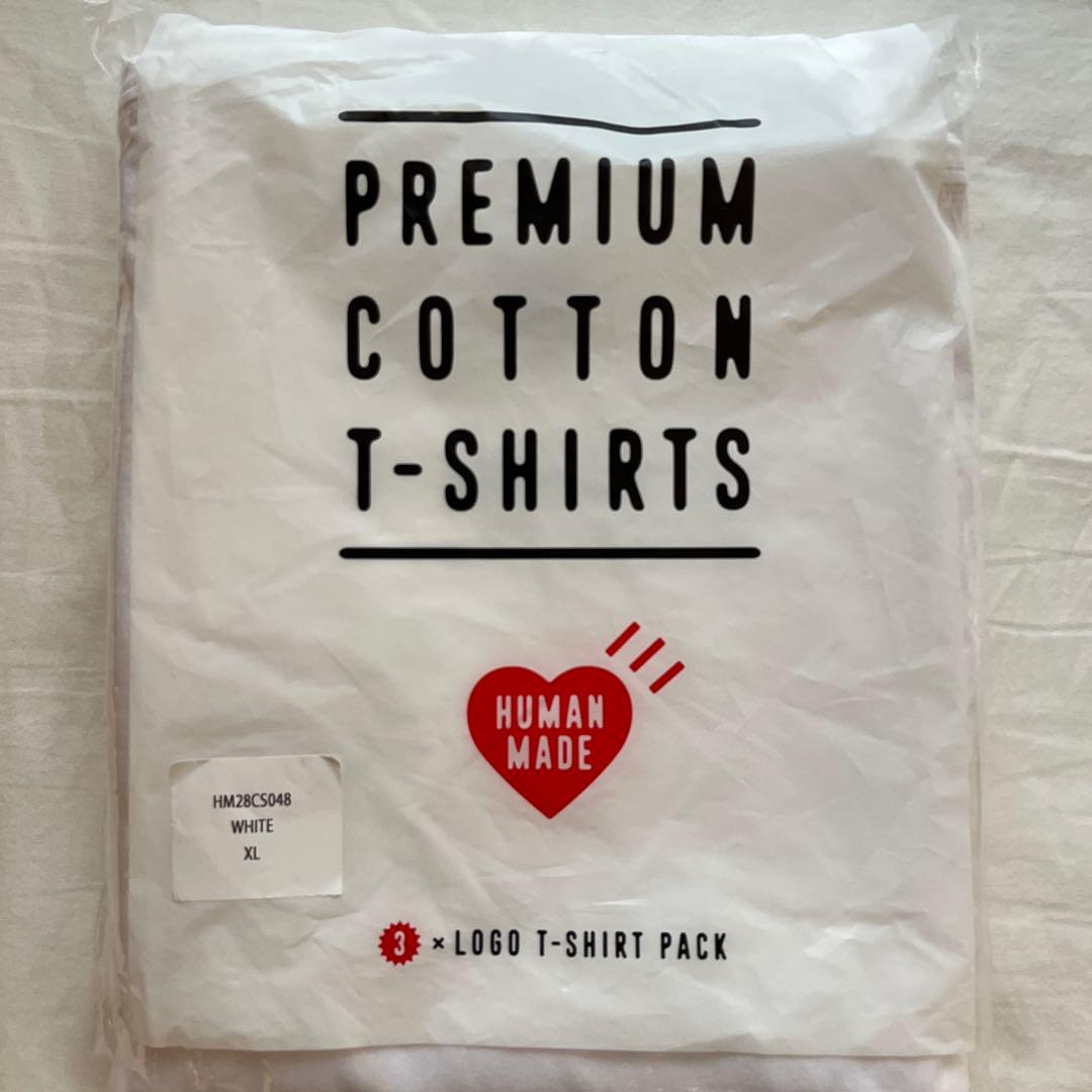 XL ヒューマンメイド3パックTシャツ 白