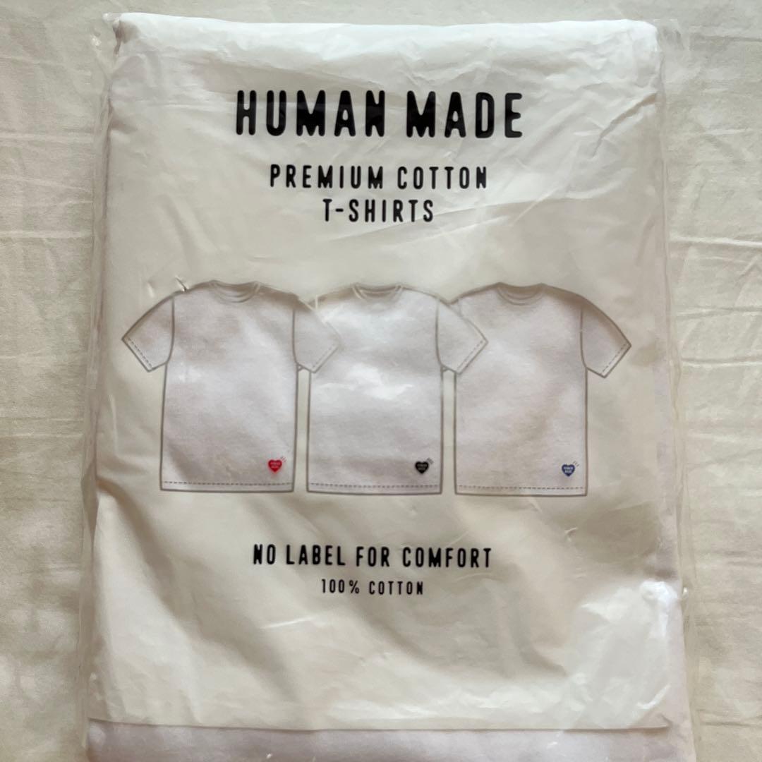 XL ヒューマンメイド3パックTシャツ 白