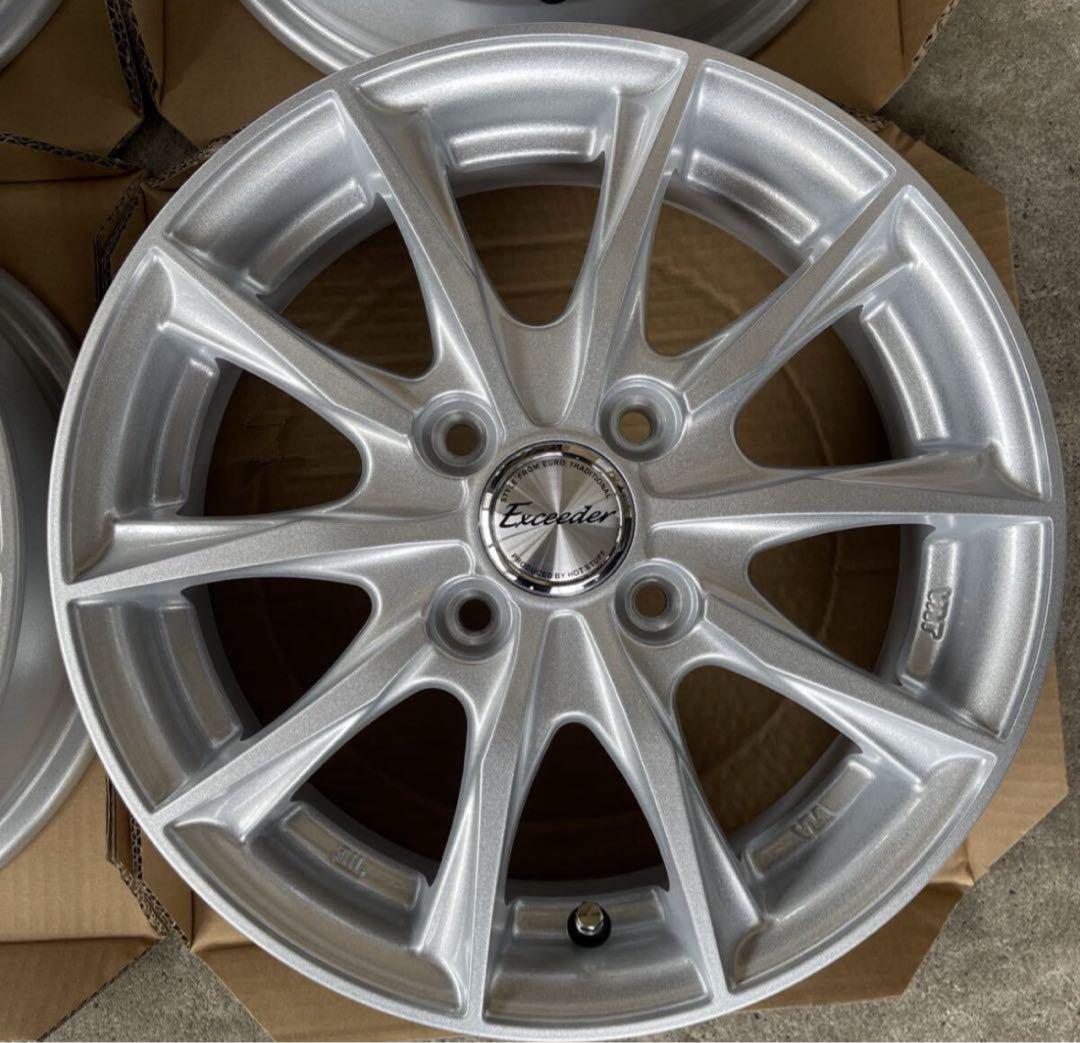 軽自動車 新品アルミホイール【E06 】14×4.5J+45 100/4