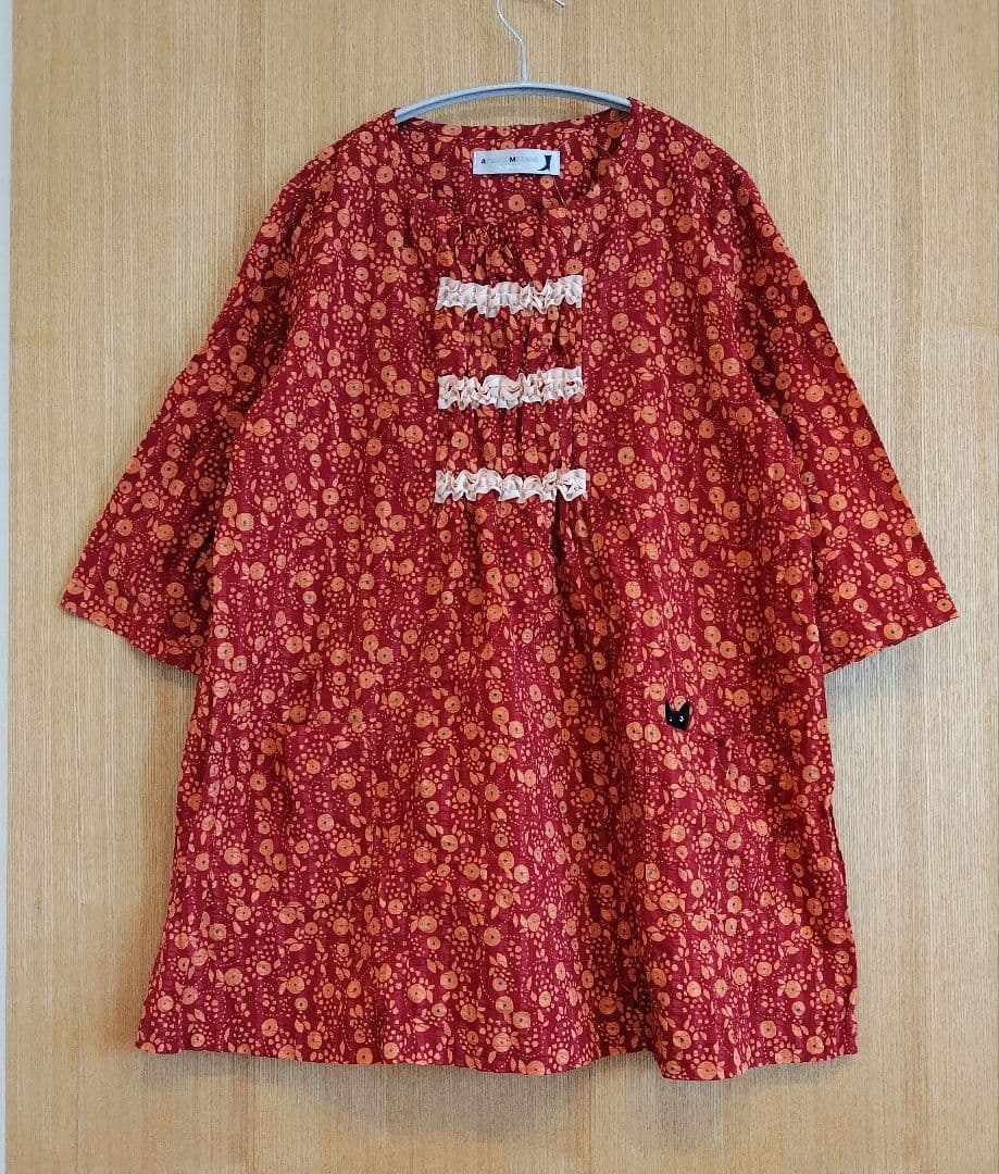 新品❁アツコマタノ❁ ワコール　パジャマ上下セット　総柄　Mサイズ