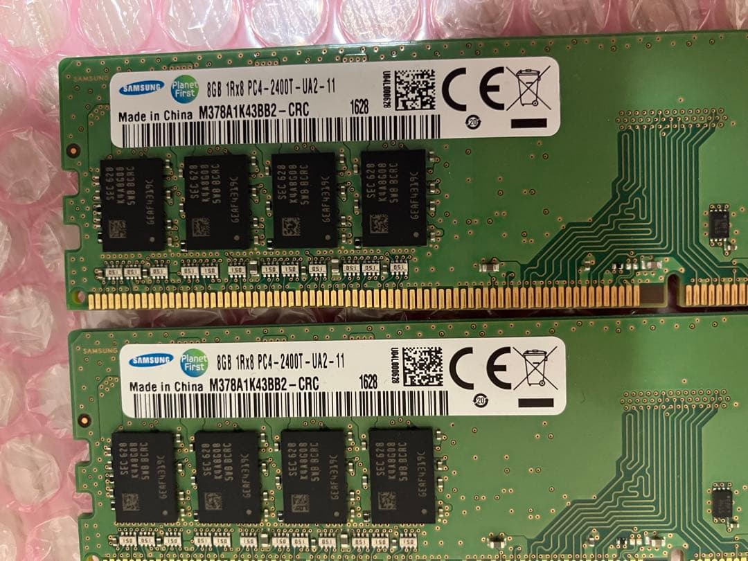 Samsung DDR4 8GB×2 2400T デスクトップ用