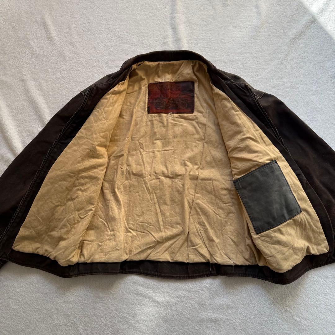 【激シブ】フライトジャケット　レザー　y2k vintage アメカジ