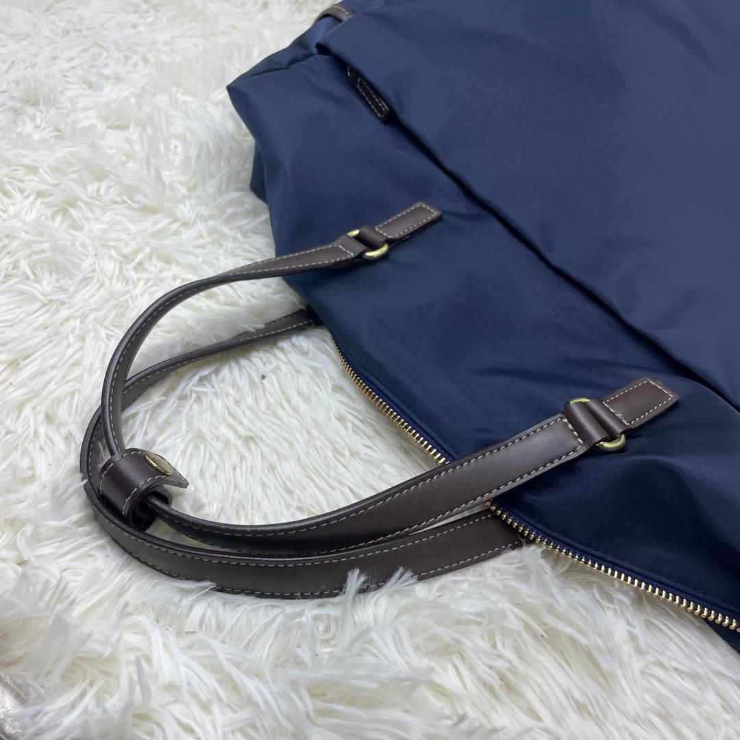 【極美品】マッキントッシュフィロソフィー 2way ボストンバッグ ネイビー