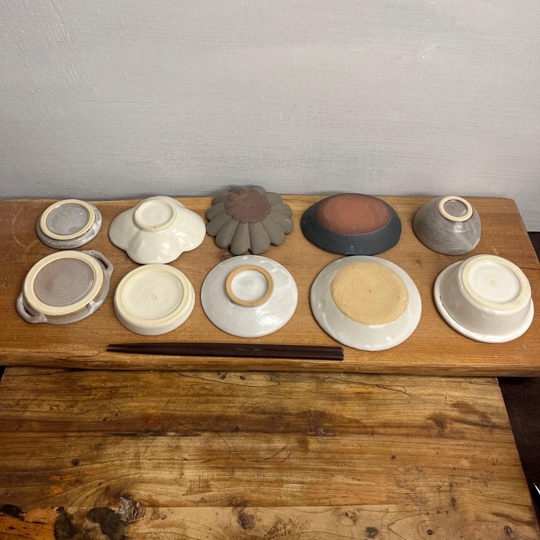 oraf♡　新品　陶器　陶芸作家　プレート皿2枚　22