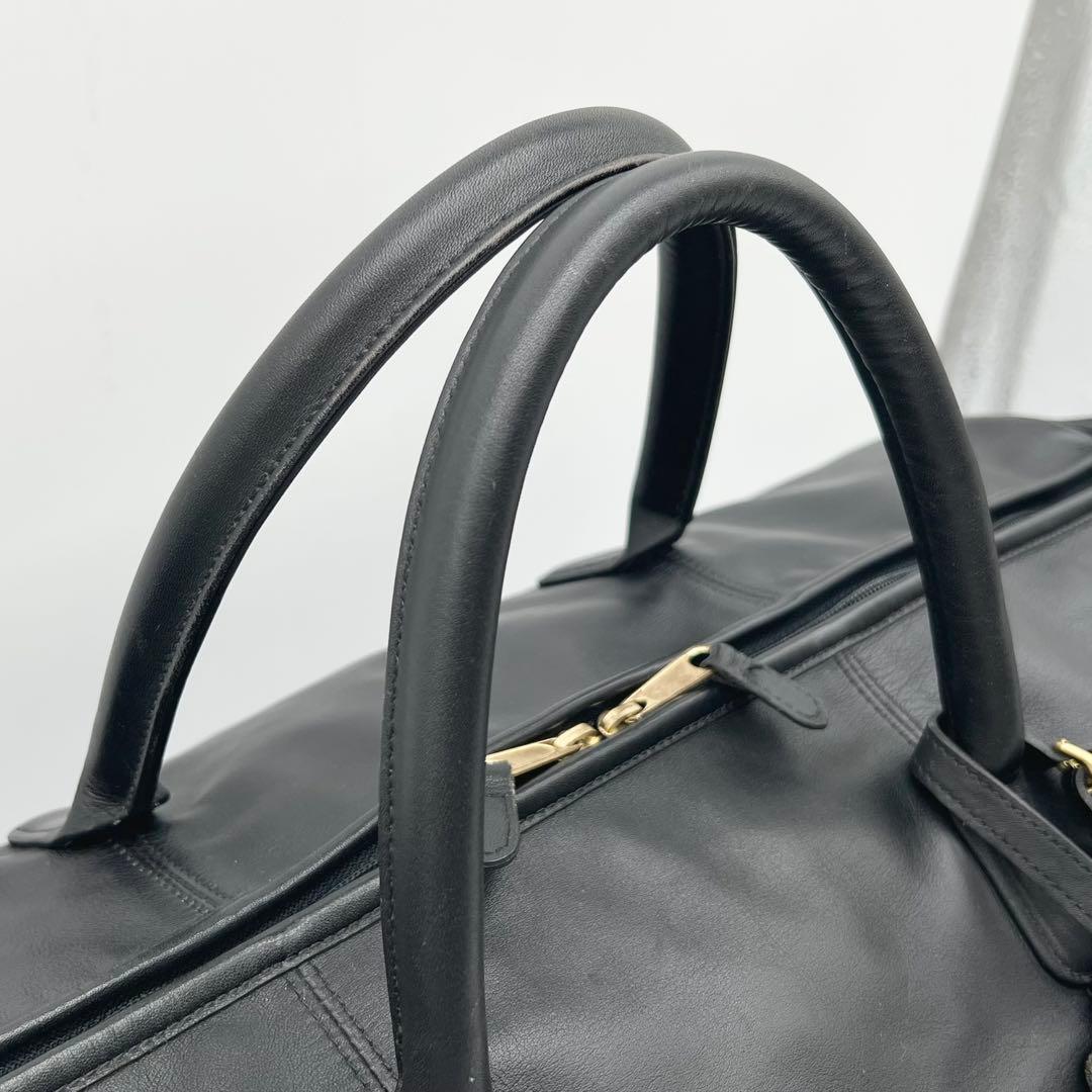 COACH ボストンバッグ 2way レザー 大容量 レクサス コラボ ブラック