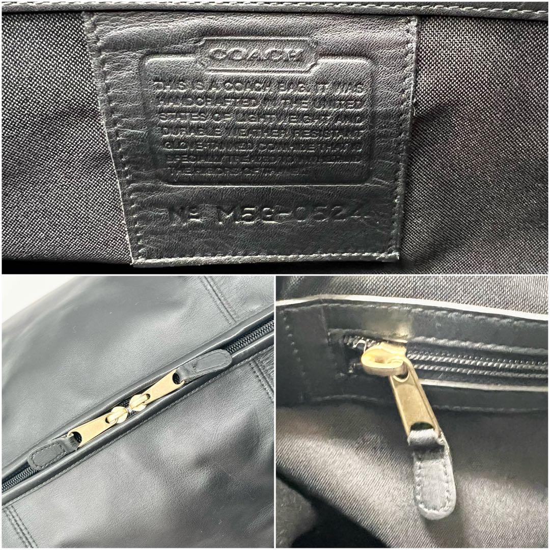 COACH ボストンバッグ 2way レザー 大容量 レクサス コラボ ブラック