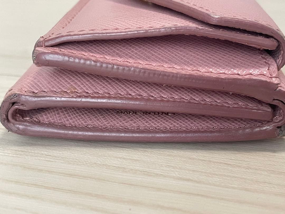 あ*✨様 プラダ PRADA 三つ折り財布　ピンク