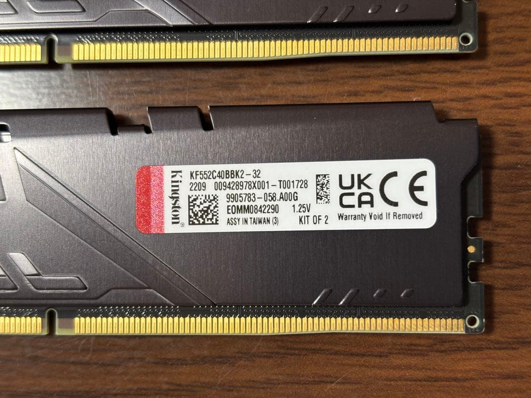 メモリー Kingston FURY Beast DDR5-5200MT/s 2x16GB
