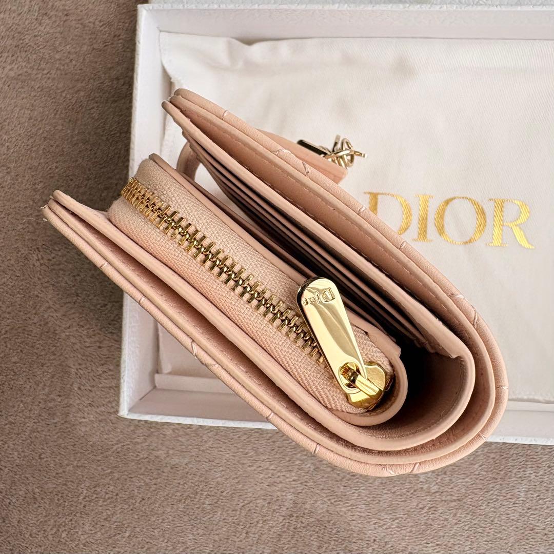 専用出品 Christian Dior 折り財布 ピンク