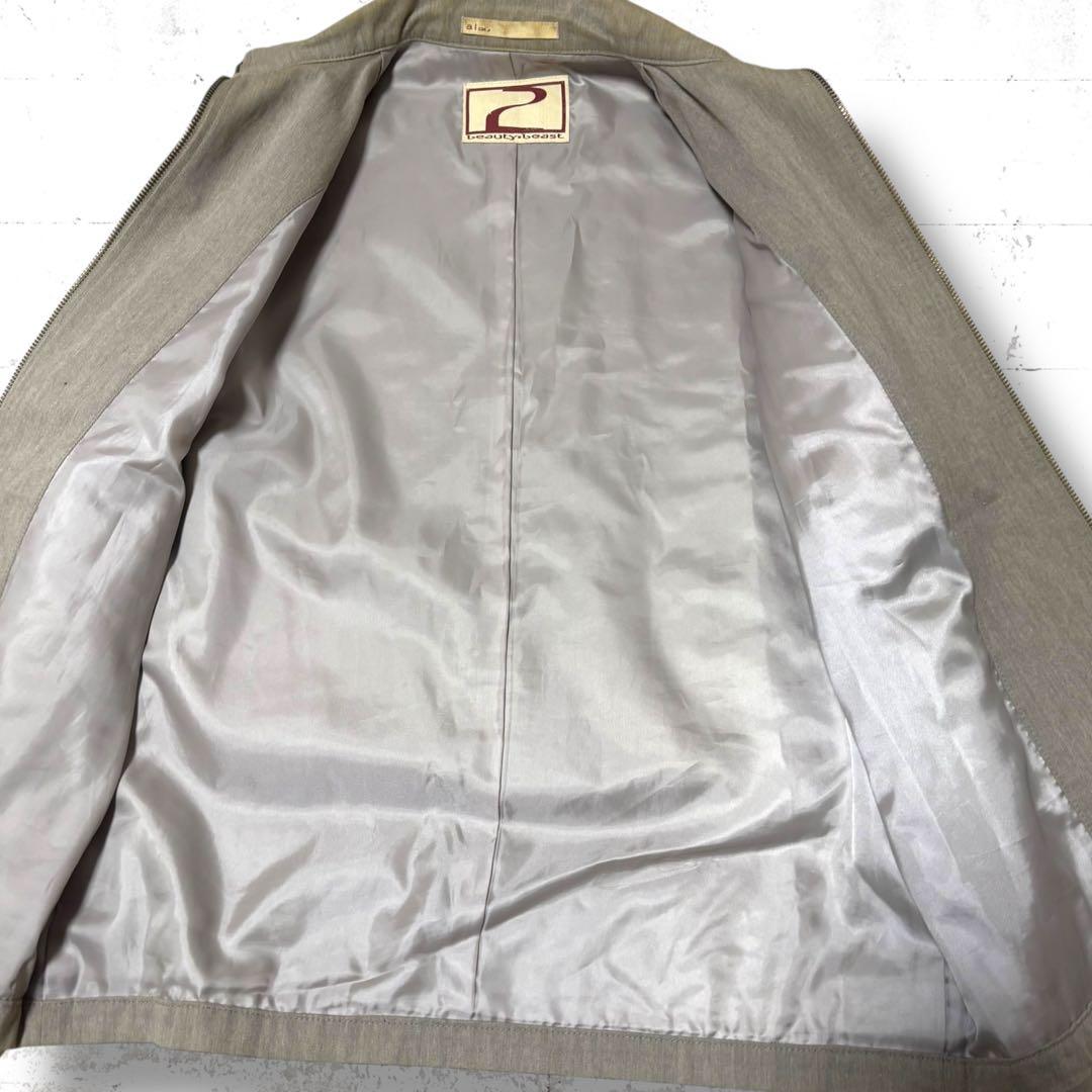 希少　archive also beauty beast zip jacket
