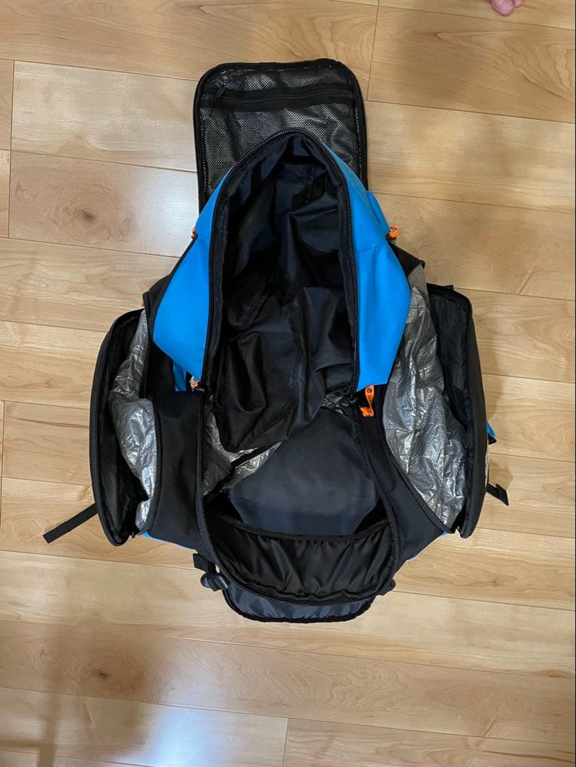 LANGE ブーツバッグ　大型リュック　遠征用　大容量 ブルー