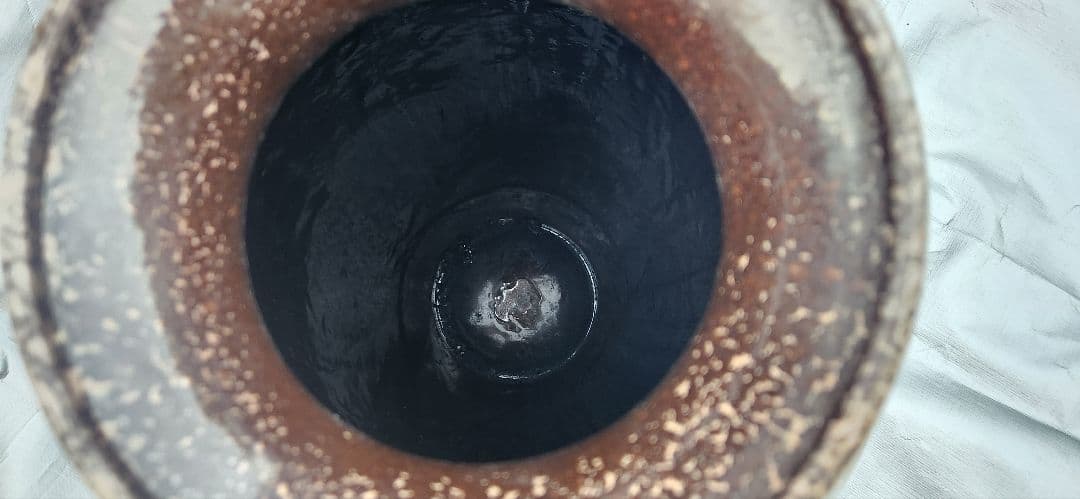 ドイツ ルシャ Ruscha 陶器 花瓶 ヴィンテージ 約51x30 美しい釉薬