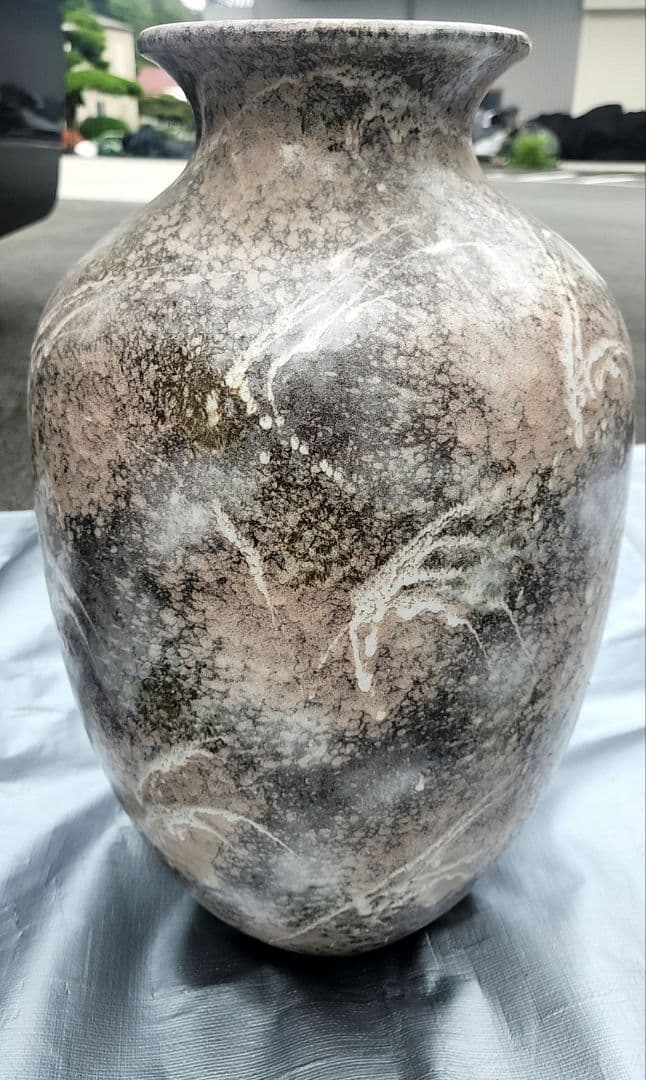 ドイツ ルシャ Ruscha 陶器 花瓶 ヴィンテージ 約51x30 美しい釉薬