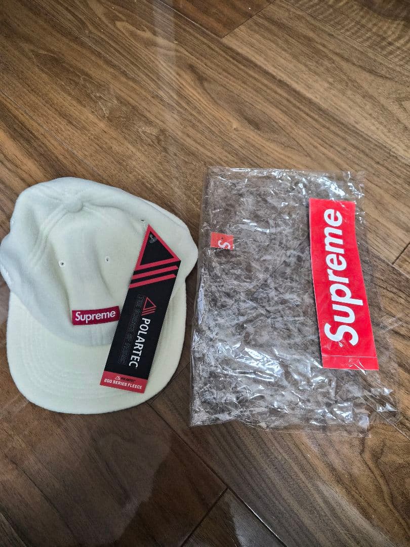 Supreme ポーラーテックフリース キャップ ホワイト新品 cap