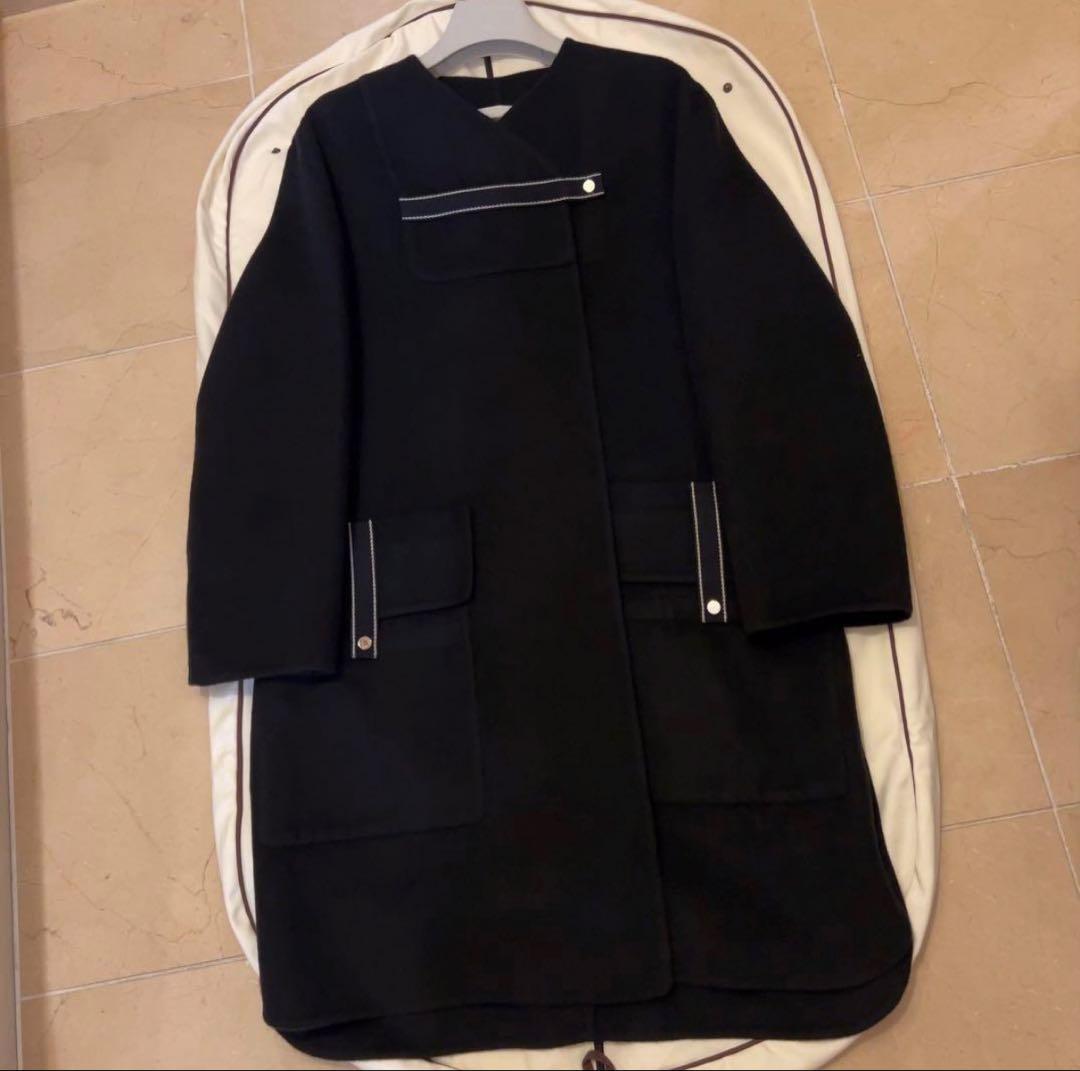 HERMES カシミヤコート