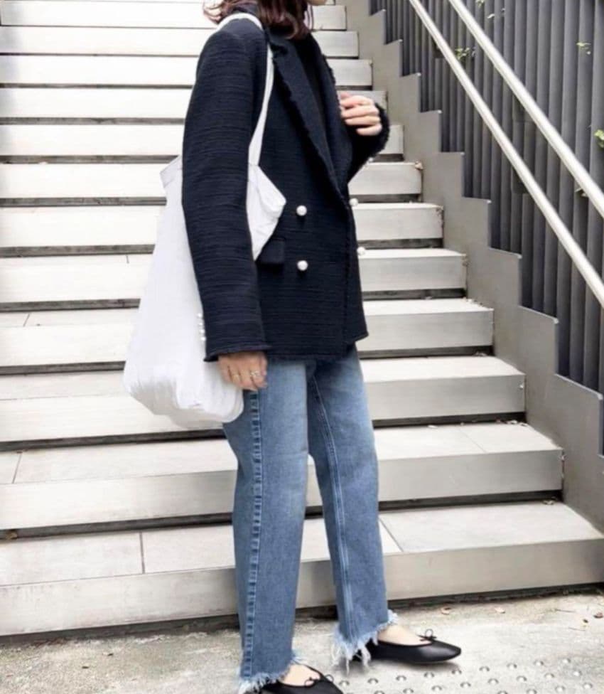 Spick&Span パール付きジャケット