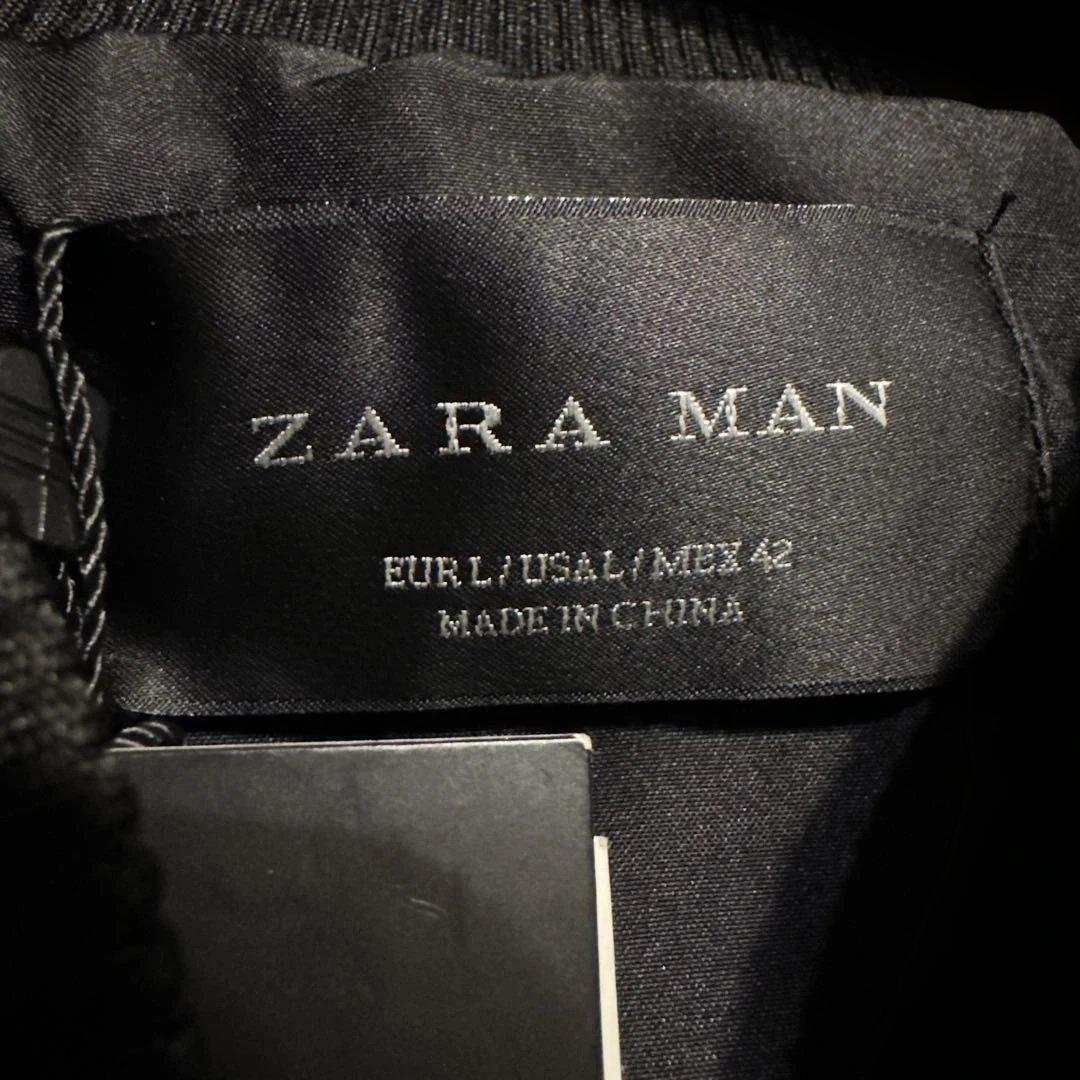新品珍品✨ゴールド×ブラック スパンコールジャケット ZARA L