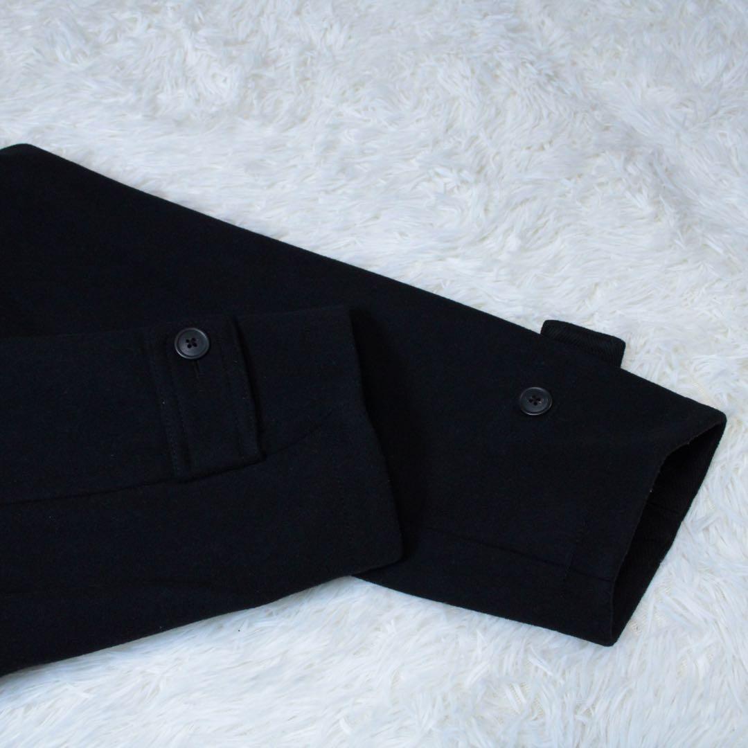 極美品 UNIQLO +J ウールオーバーサイズダッフルコート ブラック 黒 M