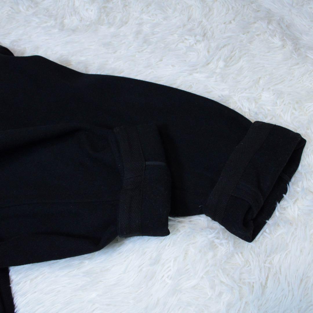 極美品 UNIQLO +J ウールオーバーサイズダッフルコート ブラック 黒 M