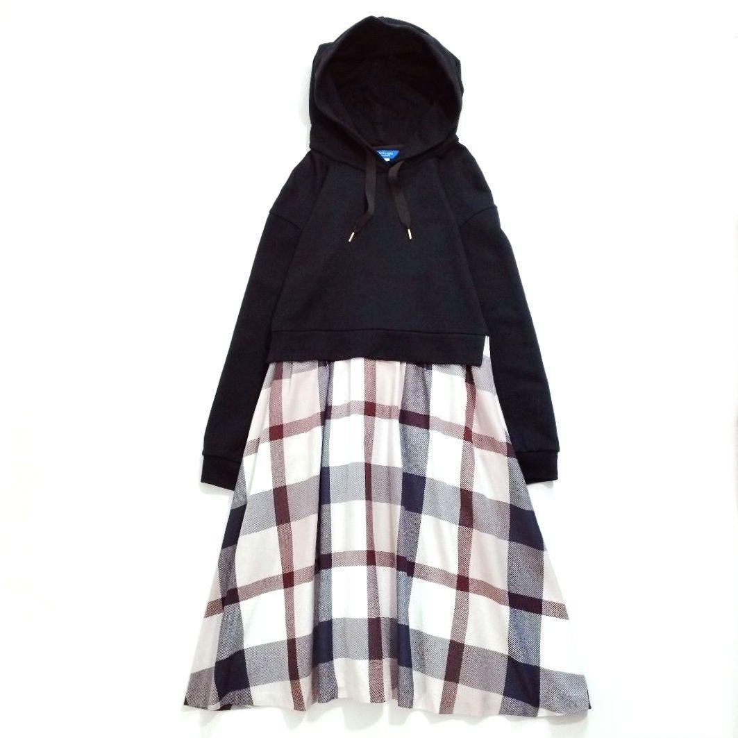 BLUE LABEL CRESTBRIDGE✨️チェックブライトカルゼワンピース