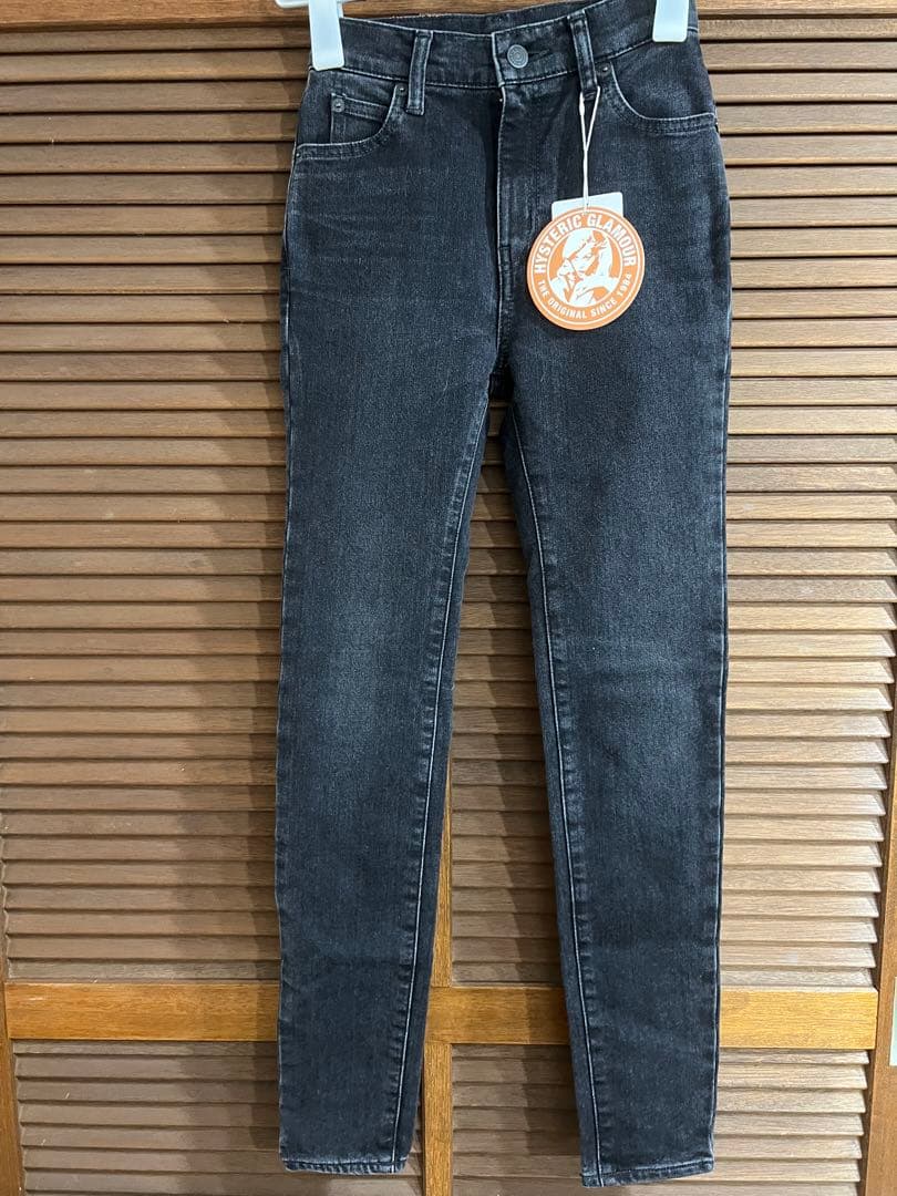 新品/送料込/ヒステリックグラマー/ブラックデニム/スキニー