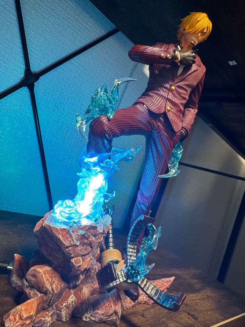 ワンピース サンジ ガレージキット フィギュア LXスタジオ 赤服