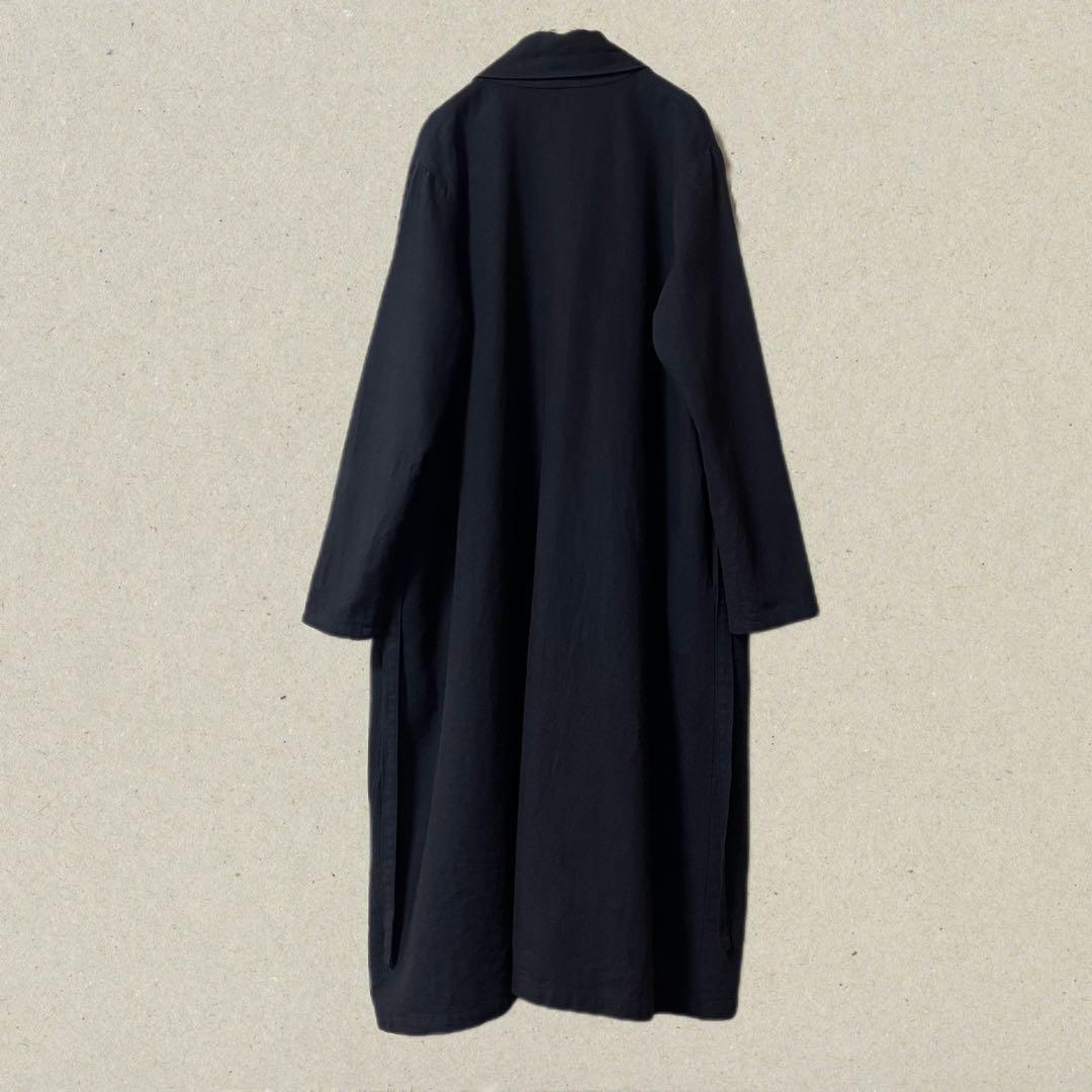evam eva vie リネンコート ガウンコート 羽織り ローブ