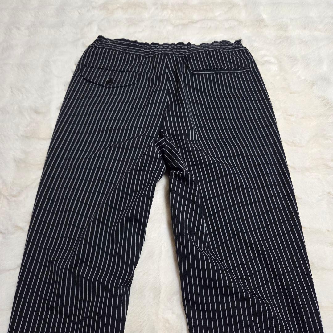 COMME des GARCONS　ドッキングデザインストライプ パンツ　M