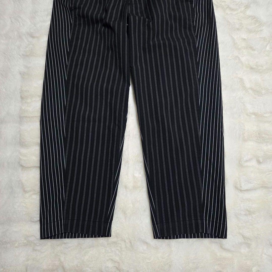 COMME des GARCONS　ドッキングデザインストライプ パンツ　M