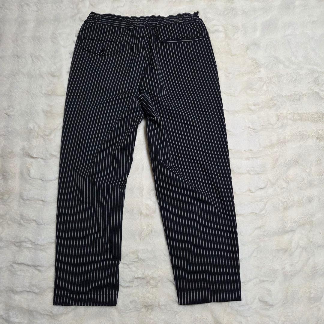 COMME des GARCONS　ドッキングデザインストライプ パンツ　M