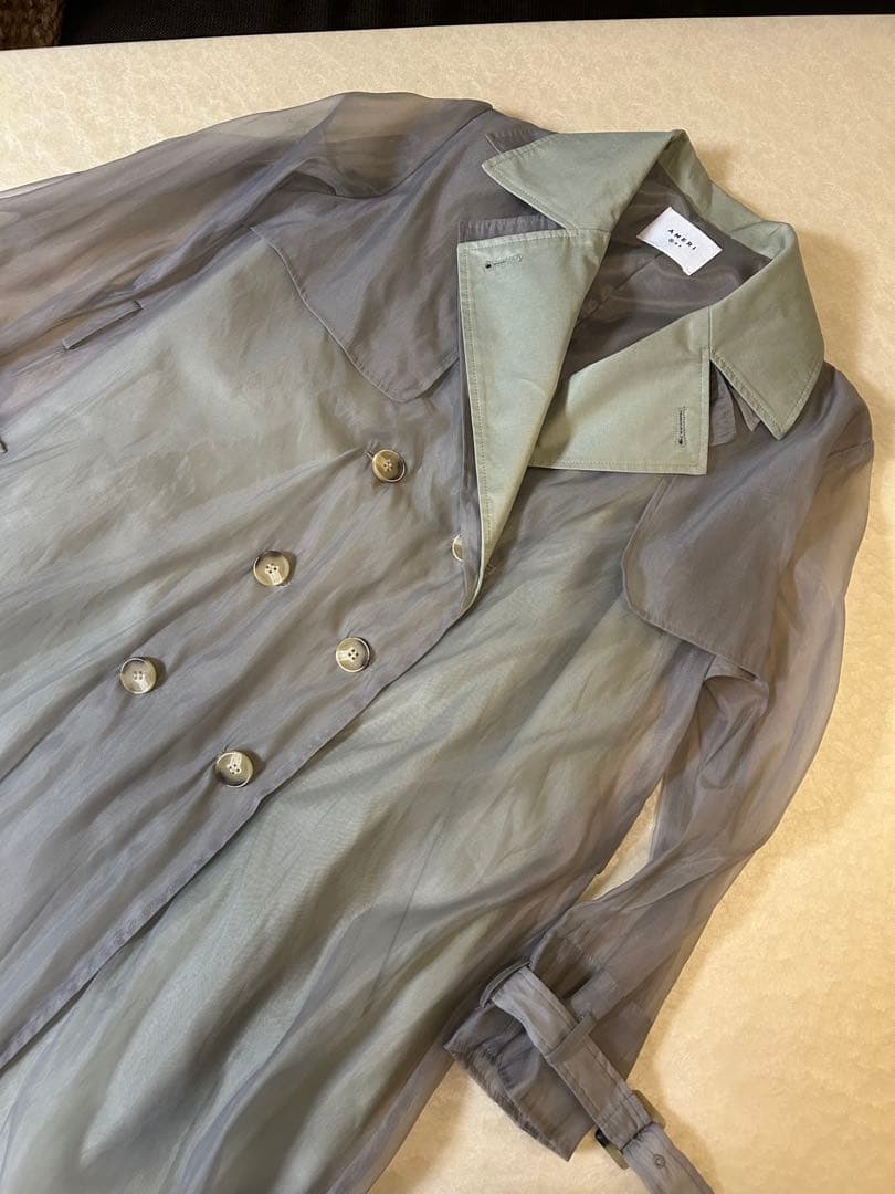美品★ 4WAY SHEER DOCKING TRENCH