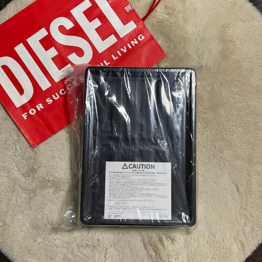 DIESEL コンテナBOX２個セット ポイント交換×非売品ノベルティ×黒×希少