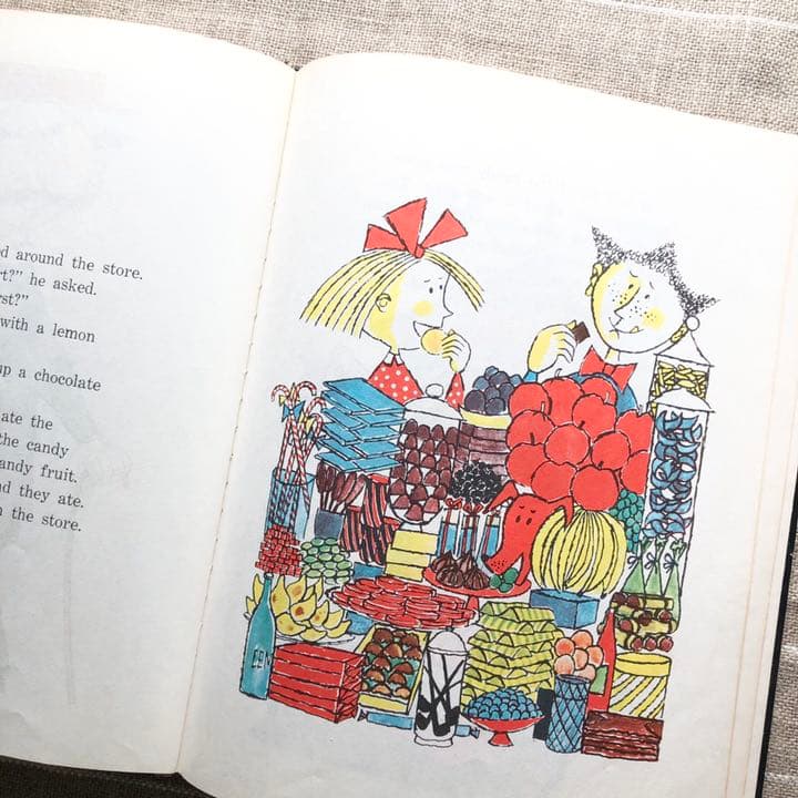 ヴィンテージ　絵本　洋書　英語　Stig Lindberg