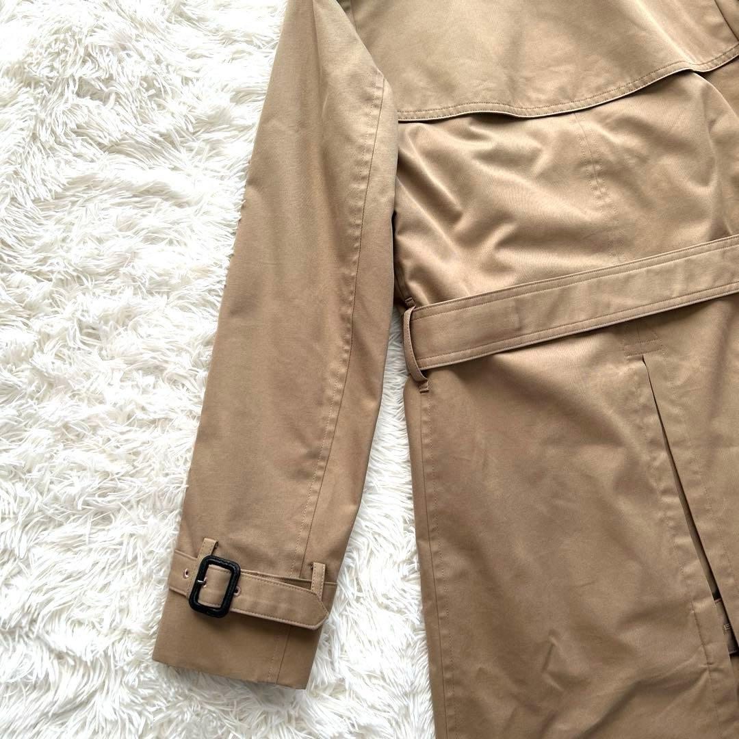 HYKE ベージュ ダブルブレスト トレンチコート S