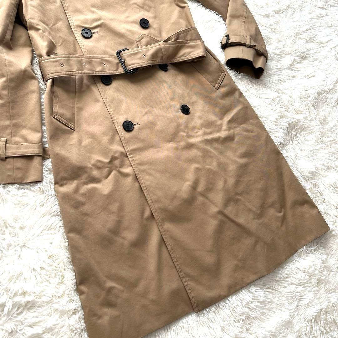 HYKE ベージュ ダブルブレスト トレンチコート S