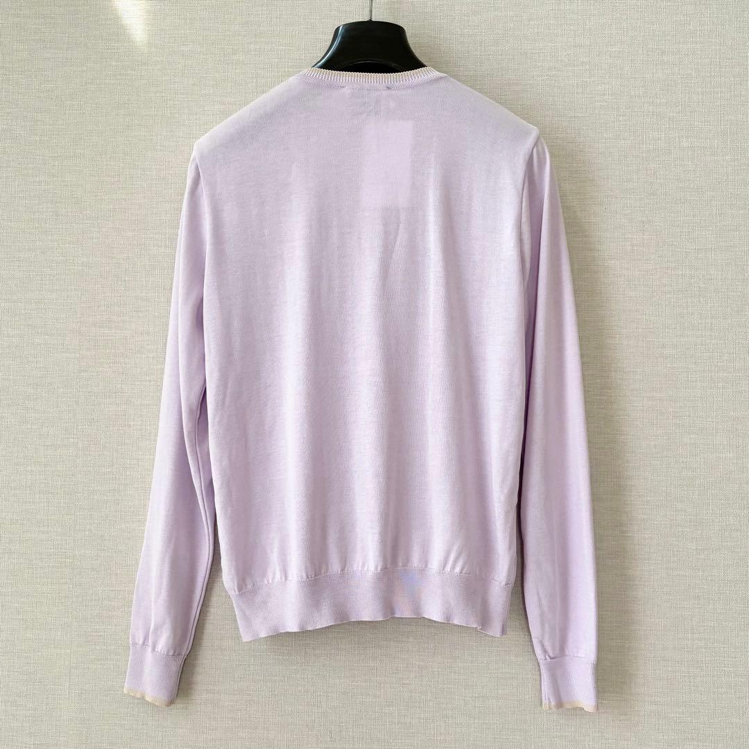 新品✨ユナイテッドアローズ コットンシルク18G クルーネック カーディガン