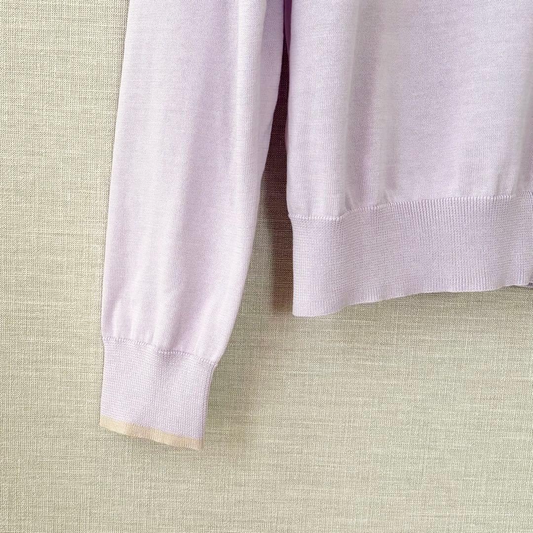 新品✨ユナイテッドアローズ コットンシルク18G クルーネック カーディガン