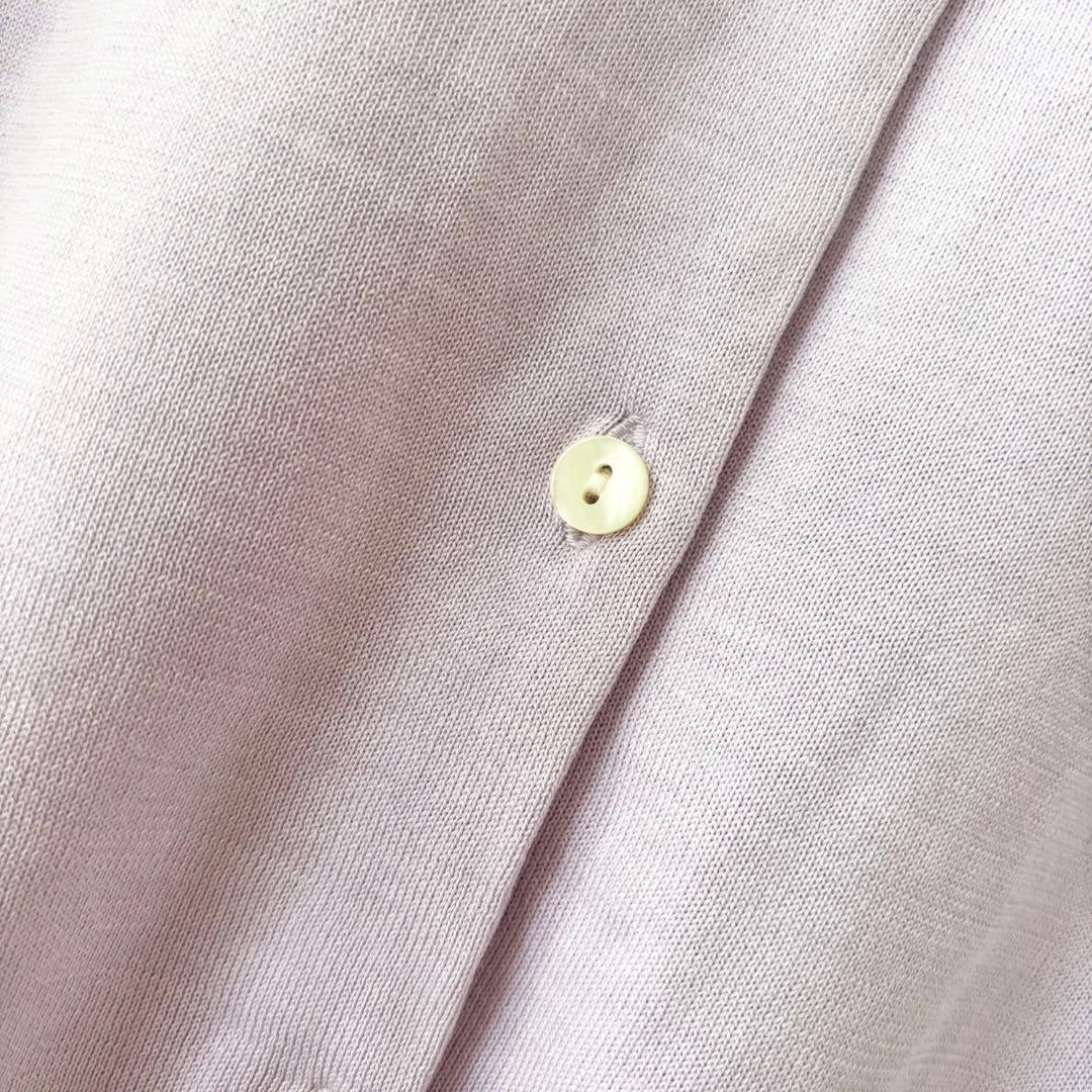 新品✨ユナイテッドアローズ コットンシルク18G クルーネック カーディガン