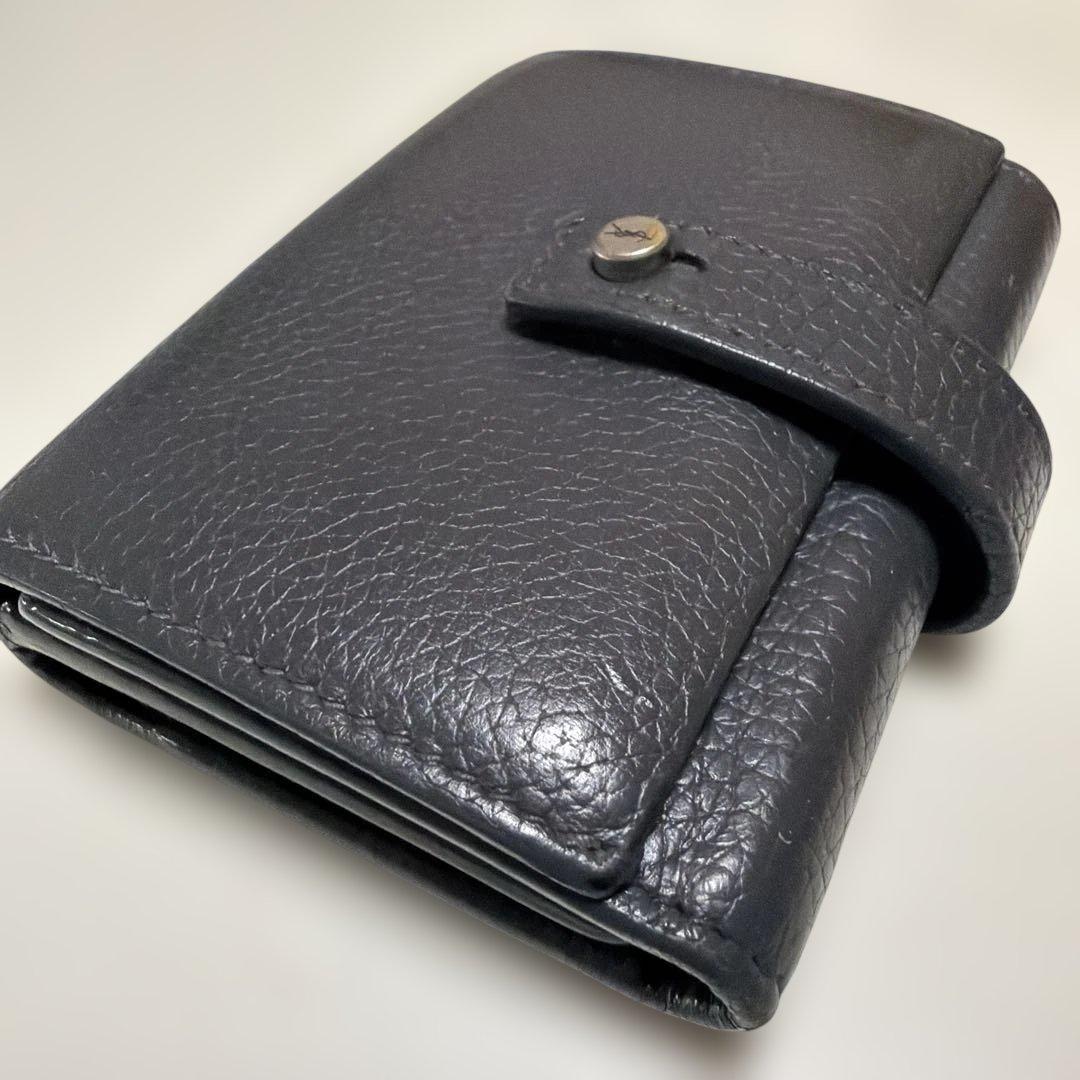 Saint Laurentサンローラン　三つ折り財布ミニウォレット