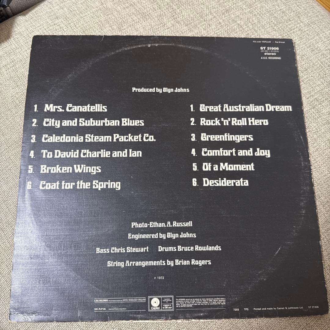 Gallagher And Lyle UK盤レコード