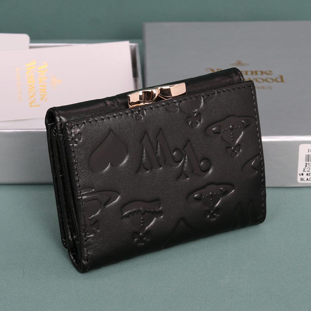Vivienne Westwood 三つ折り財布 黑 ＃222
